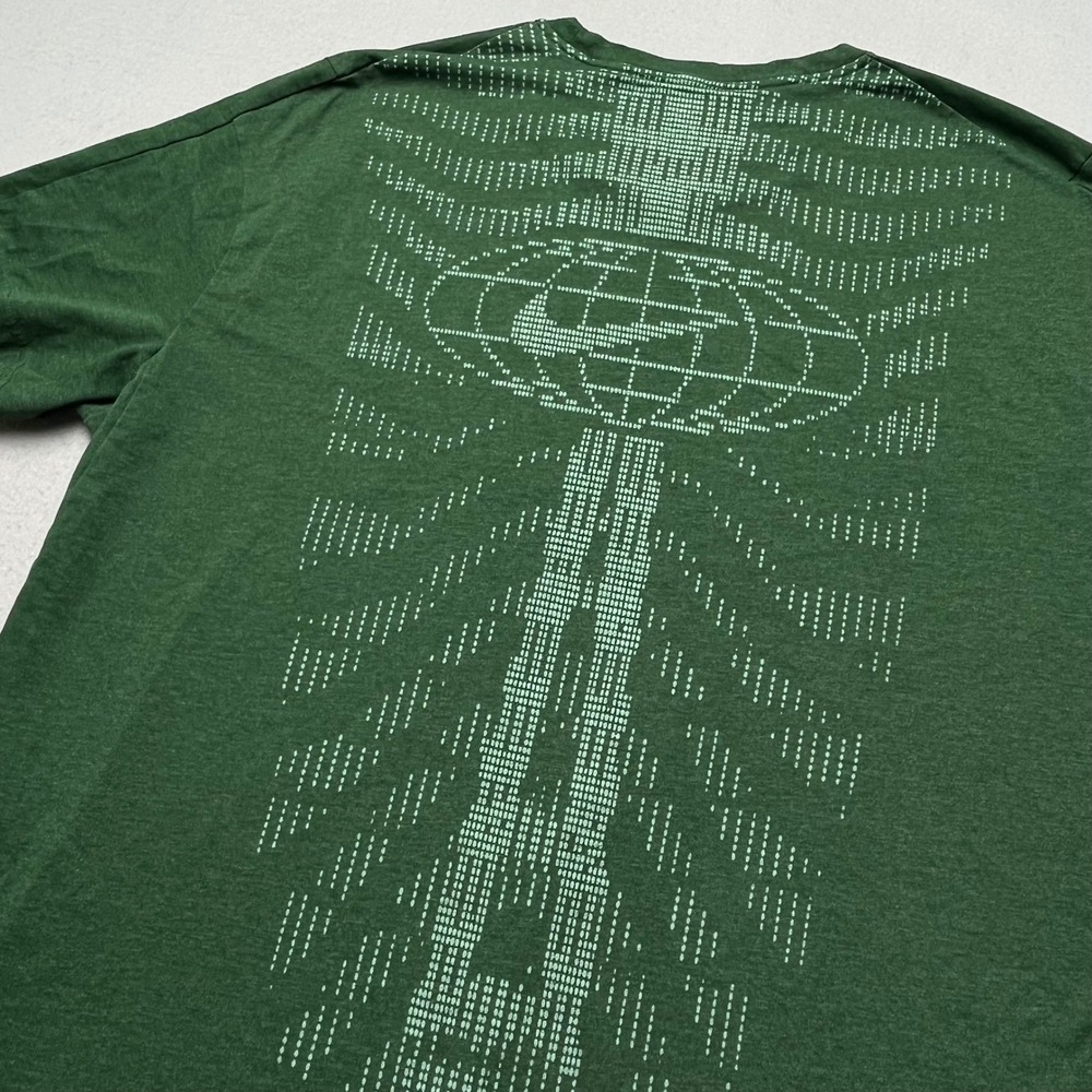 Nike Pro Dri-FIT Mens XL Dark Green Graphic‎ Training T-Shirt DQ4866-341